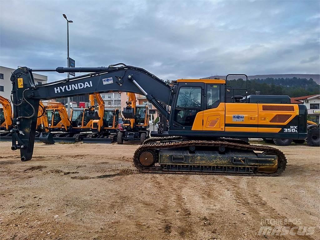 Hyundai HX350L Pásové rýpadlá