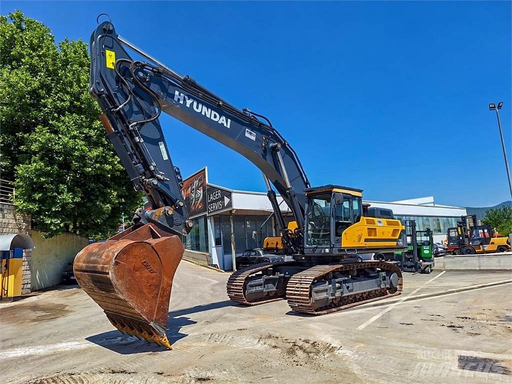 Hyundai HX520L Pásové rýpadlá