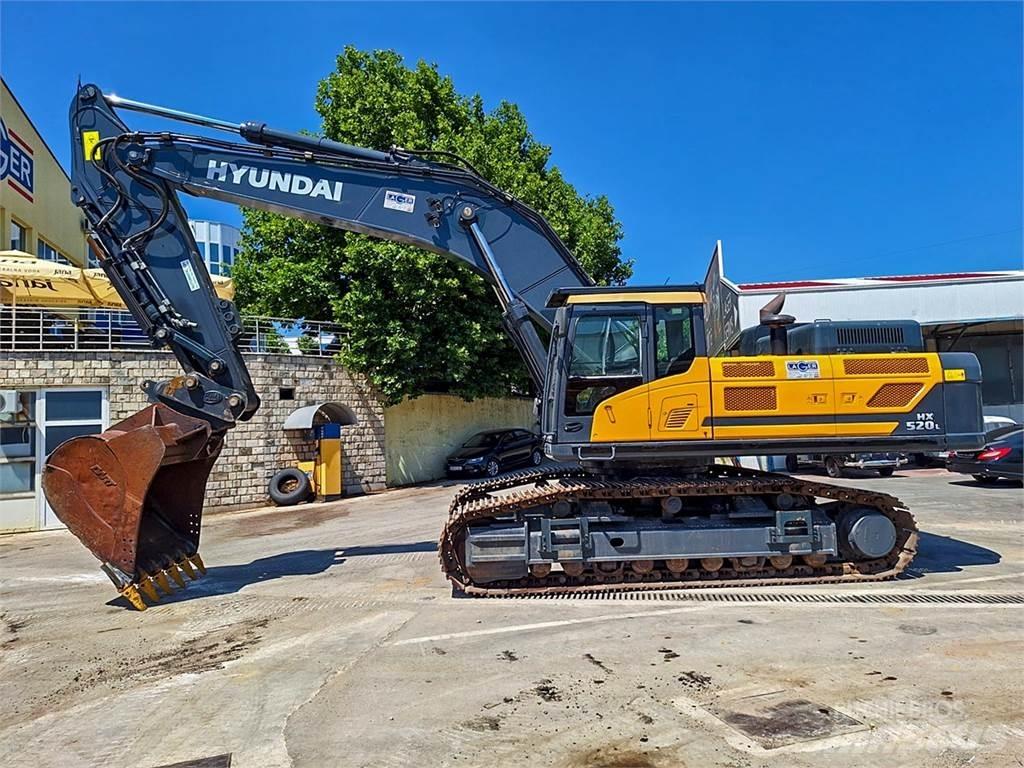 Hyundai HX520L Pásové rýpadlá