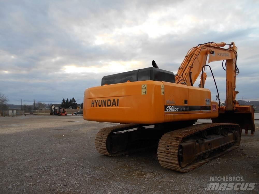 Hyundai R450LC-7 Pásové rýpadlá
