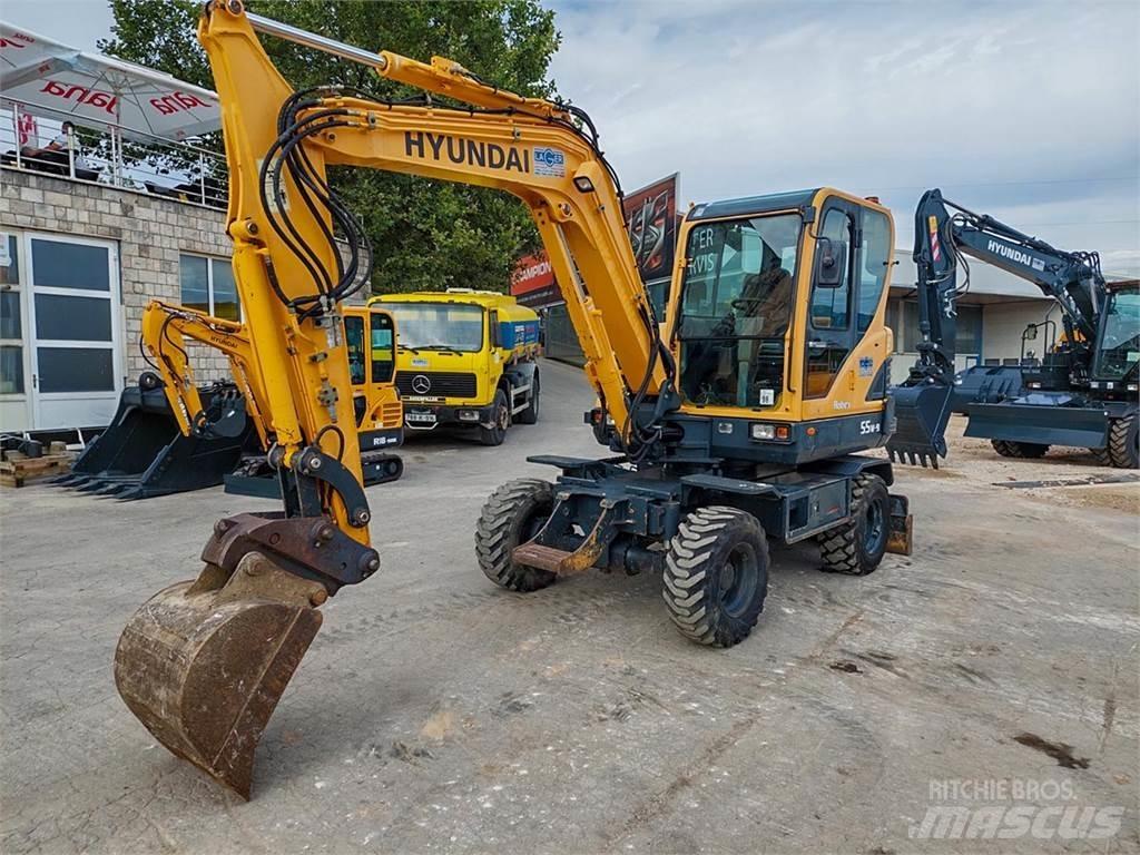 Hyundai R55W-9 Mini rýpadlá < 7t