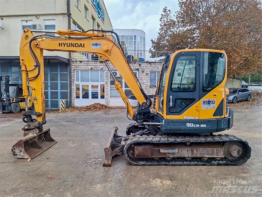 Hyundai R80CR-9A Mini rýpadlá < 7t