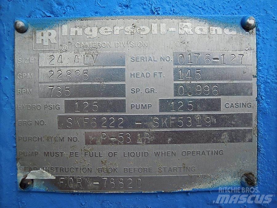 Ingersoll Rand 24 ALV Vodné čerpadlá