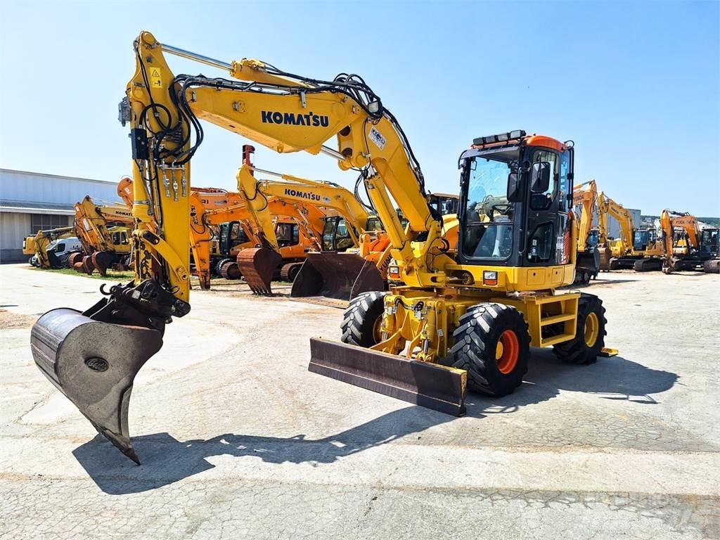 Komatsu PW118MR-8 Kolesové rýpadlá