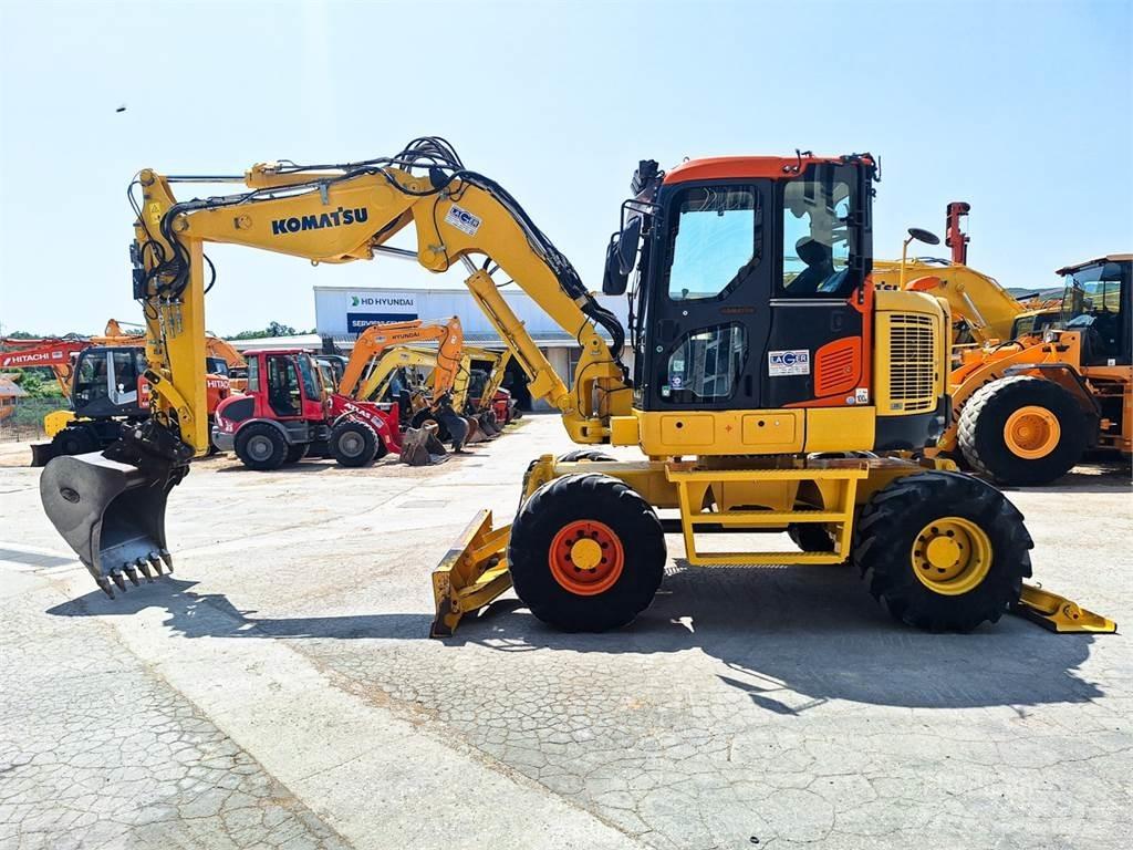 Komatsu PW118MR-8 Kolesové rýpadlá
