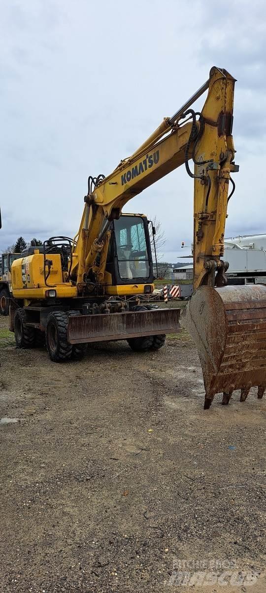 Komatsu PW160-7EO Kolesové rýpadlá