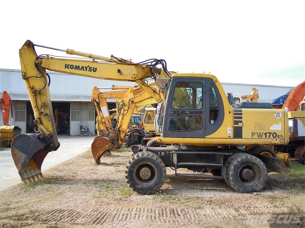 Komatsu PW170ES-6K Kolesové rýpadlá