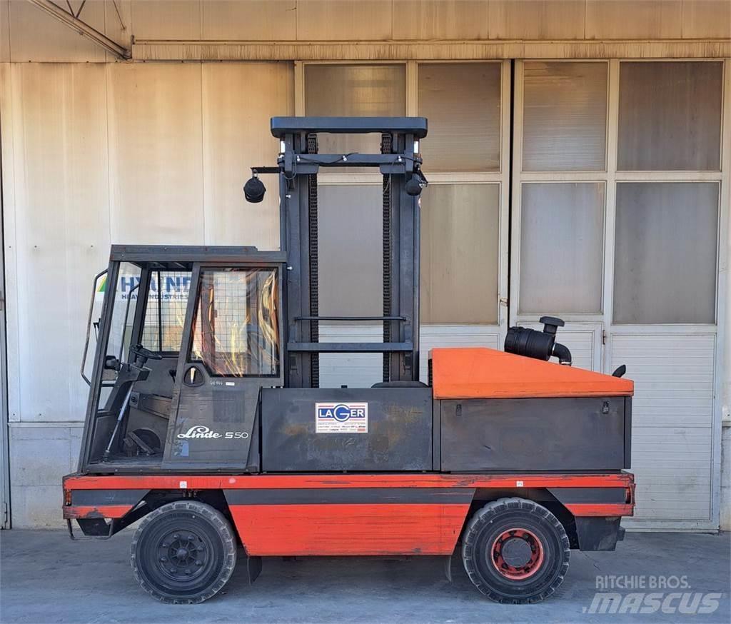 Linde S50 Bočný vysokozdvižný vozík