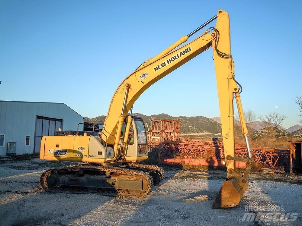 New Holland E215 Pásové rýpadlá