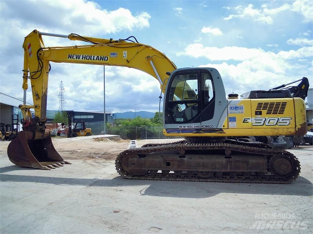 New Holland E305 Pásové rýpadlá