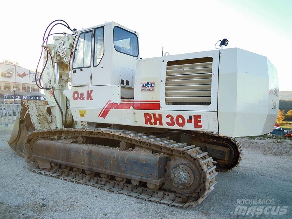 Terex O&K RH30-E Pásové rýpadlá