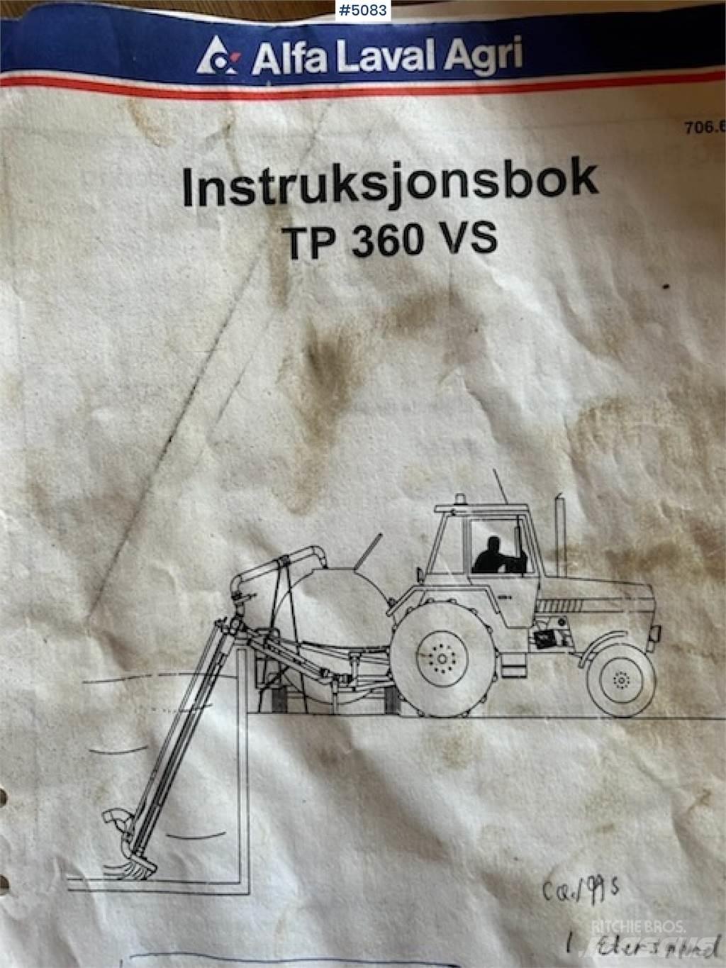 Alfa Laval TP 360 Mechanické sejačky