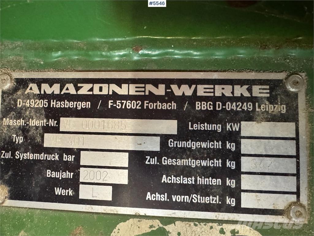 Amazone VE 401 Mechanické sejačky
