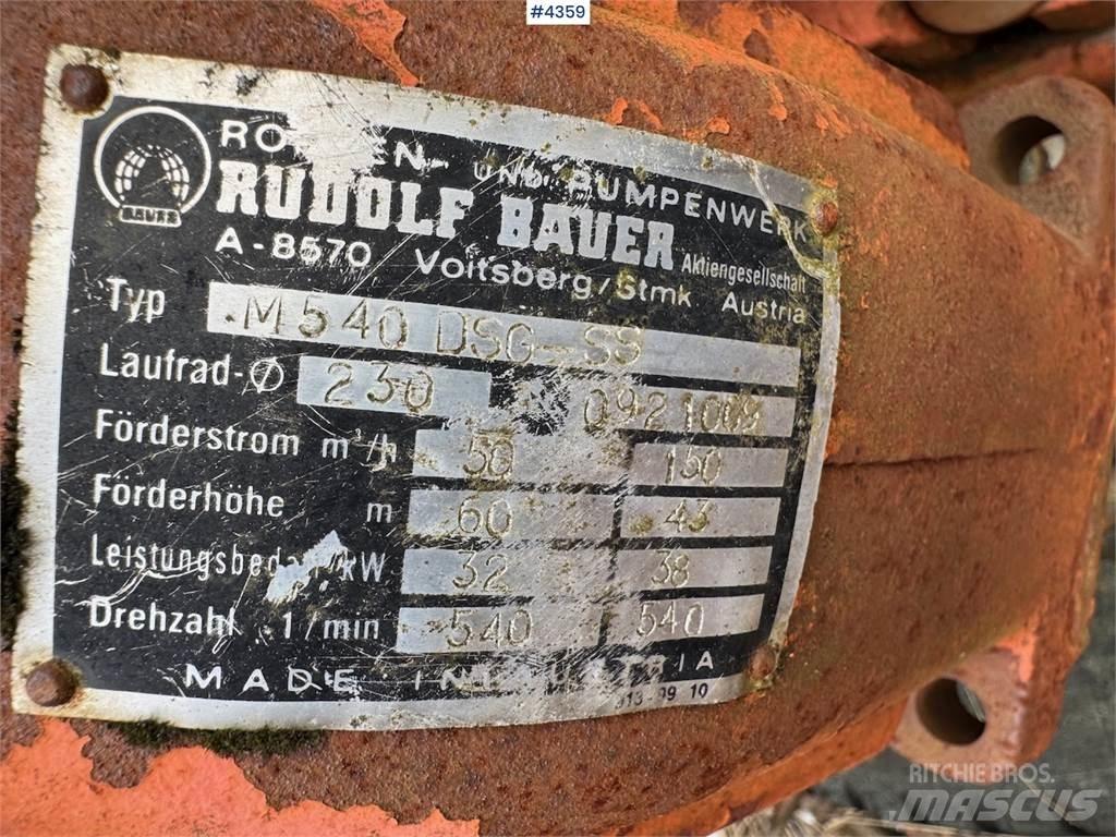Bauer M540 Aplikačné cisterny