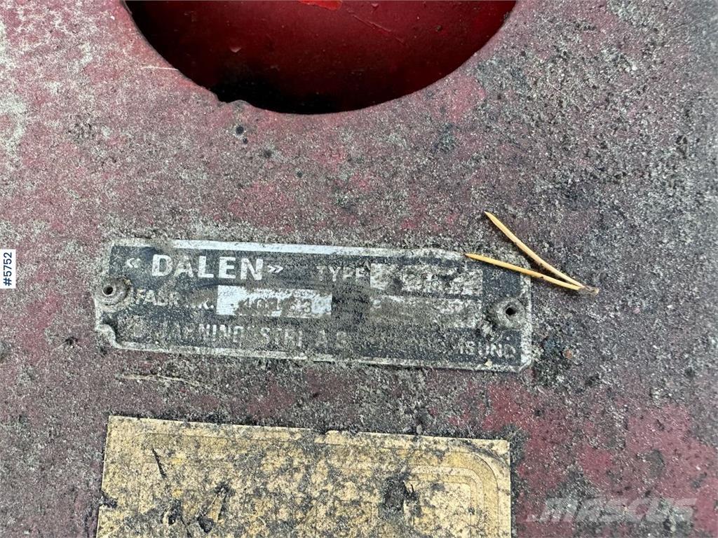 Dalen 1278 Snežné pluhy, predné snežné radlice