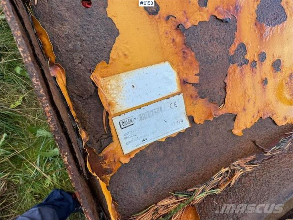 Dalen Strøkasse Snežné pluhy, predné snežné radlice