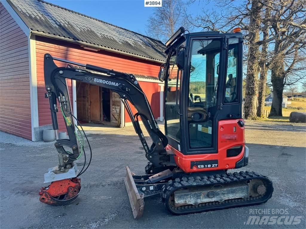 Euromach ES18ZT Pásové rýpadlá