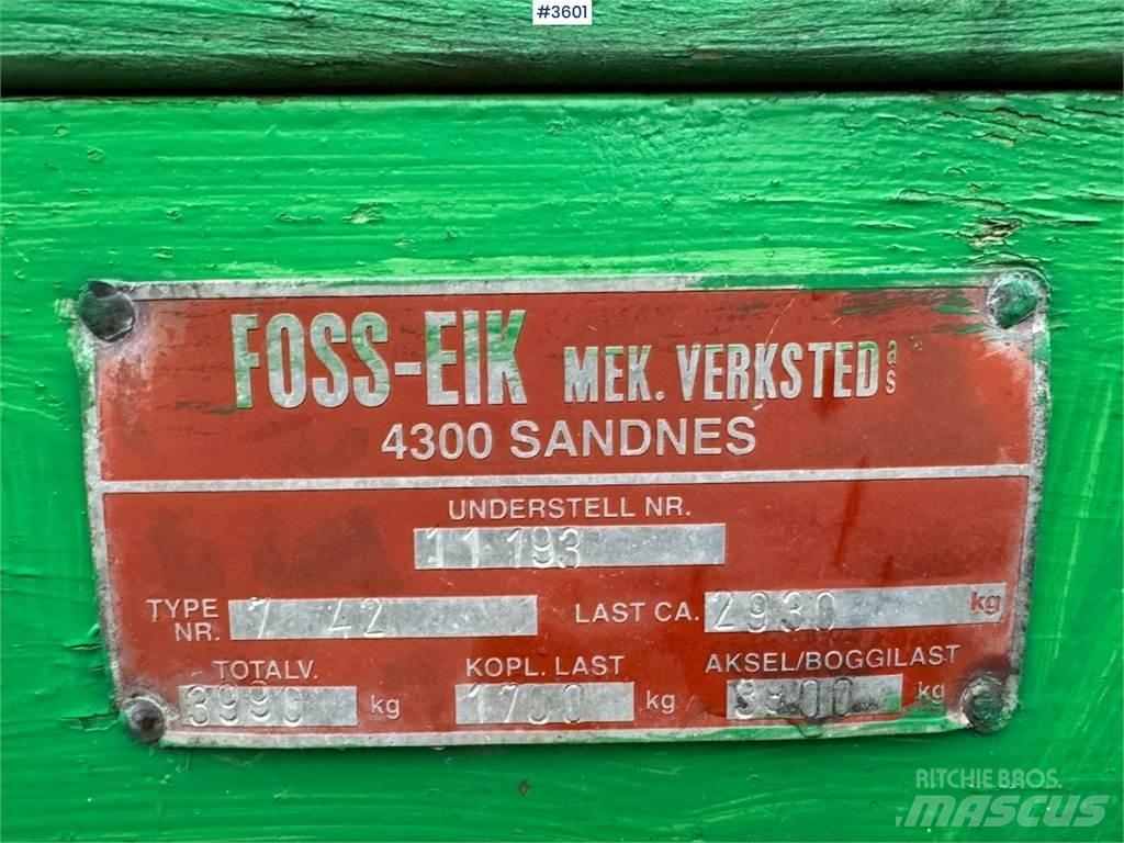 Foss-Eik 4T Obilné návesy