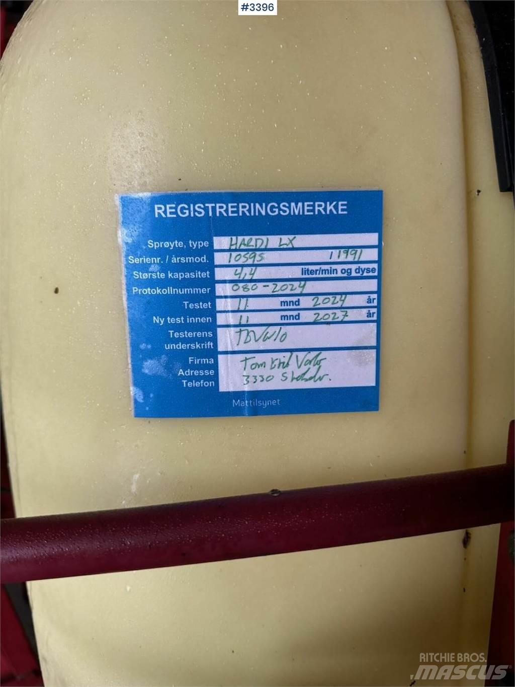 Hardi LX1100 Iné stroje na aplikáciu hnojív a ich príslušenstvo
