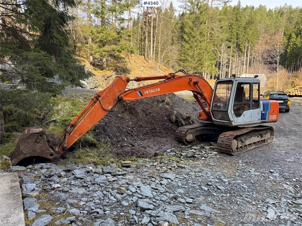 Hitachi EX120-2 Pásové rýpadlá