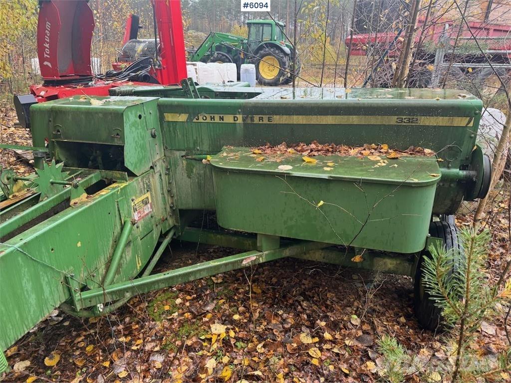 John Deere 332 Ďalšie vyorávače, príslušenstvo