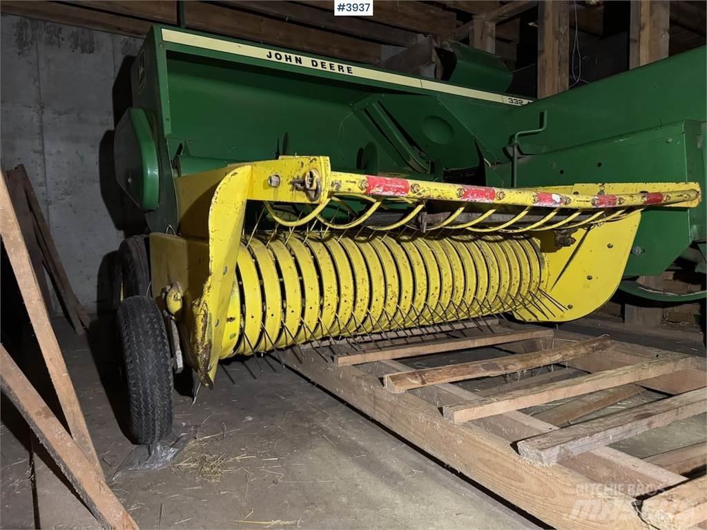 John Deere 332 A Ďalšie vyorávače, príslušenstvo