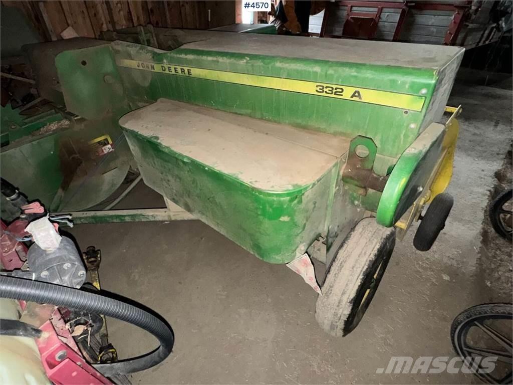 John Deere 332 A Ďalšie vyorávače, príslušenstvo