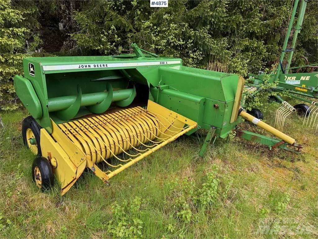 John Deere 332 A Ďalšie vyorávače, príslušenstvo