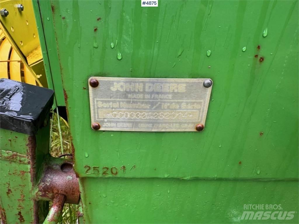 John Deere 332 A Ďalšie vyorávače, príslušenstvo