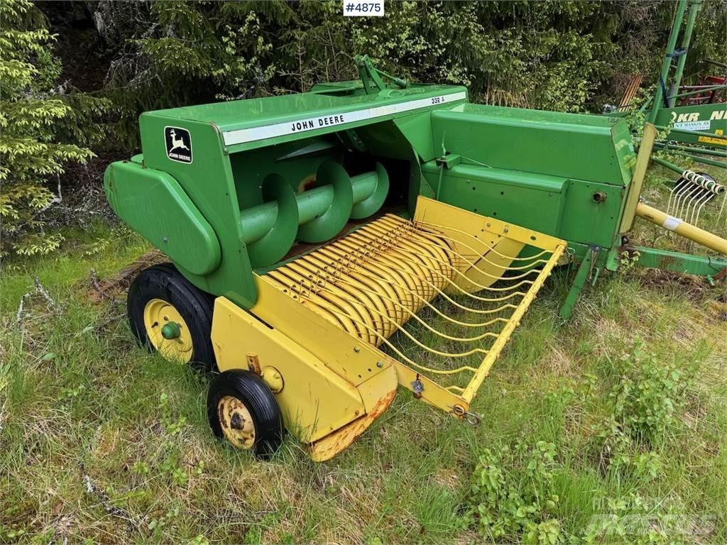 John Deere 332 A Ďalšie vyorávače, príslušenstvo
