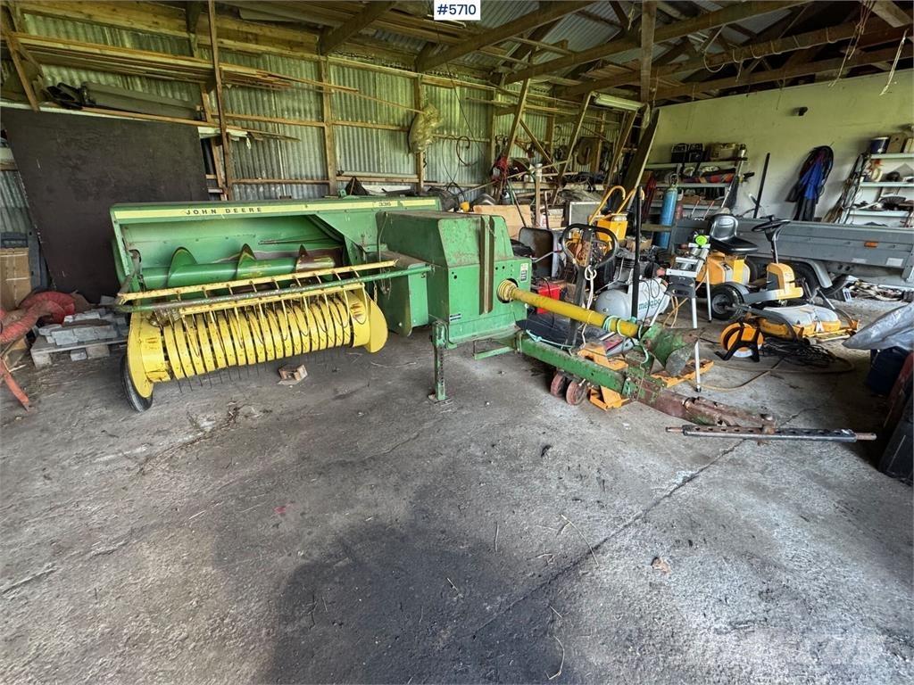 John Deere 336 Ďalšie vyorávače, príslušenstvo