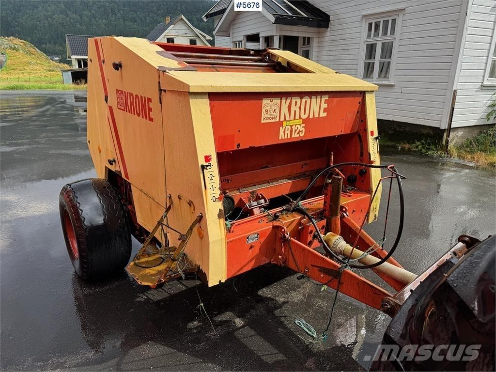 Krone KR 125 Ďalšie vyorávače, príslušenstvo