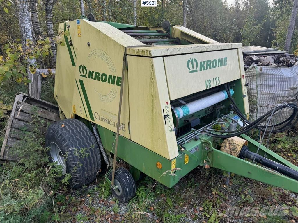 Krone KR 125 Ďalšie vyorávače, príslušenstvo