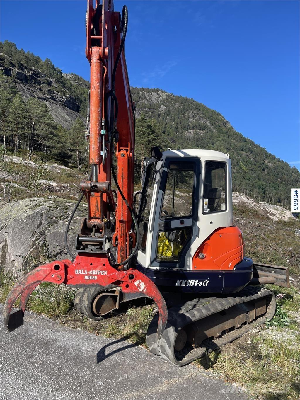 Kubota KX 161-3 Pásové rýpadlá