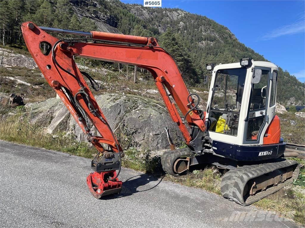 Kubota KX 161-3 Pásové rýpadlá