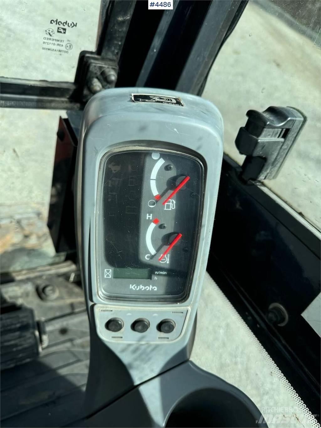 Kubota KX019 Pásové rýpadlá