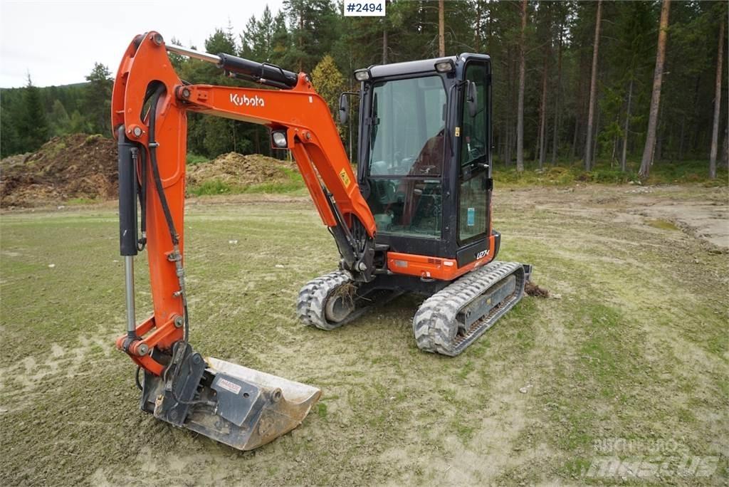 Kubota U27-4 Pásové rýpadlá