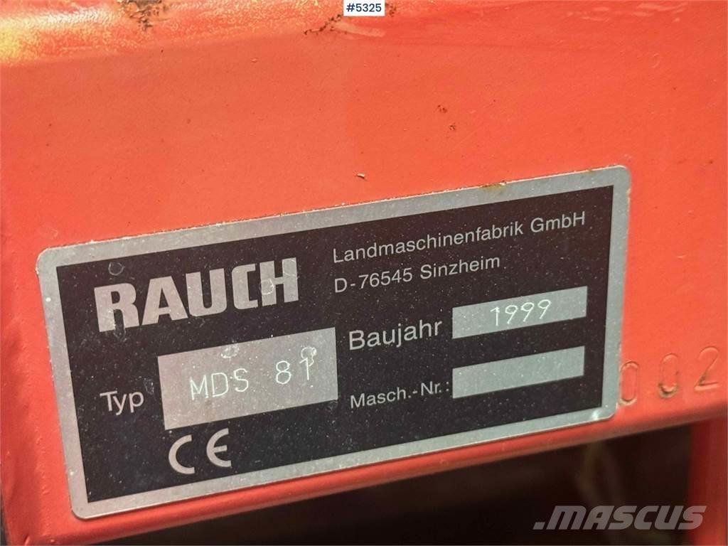 Rauch MDS 81 Mechanické sejačky