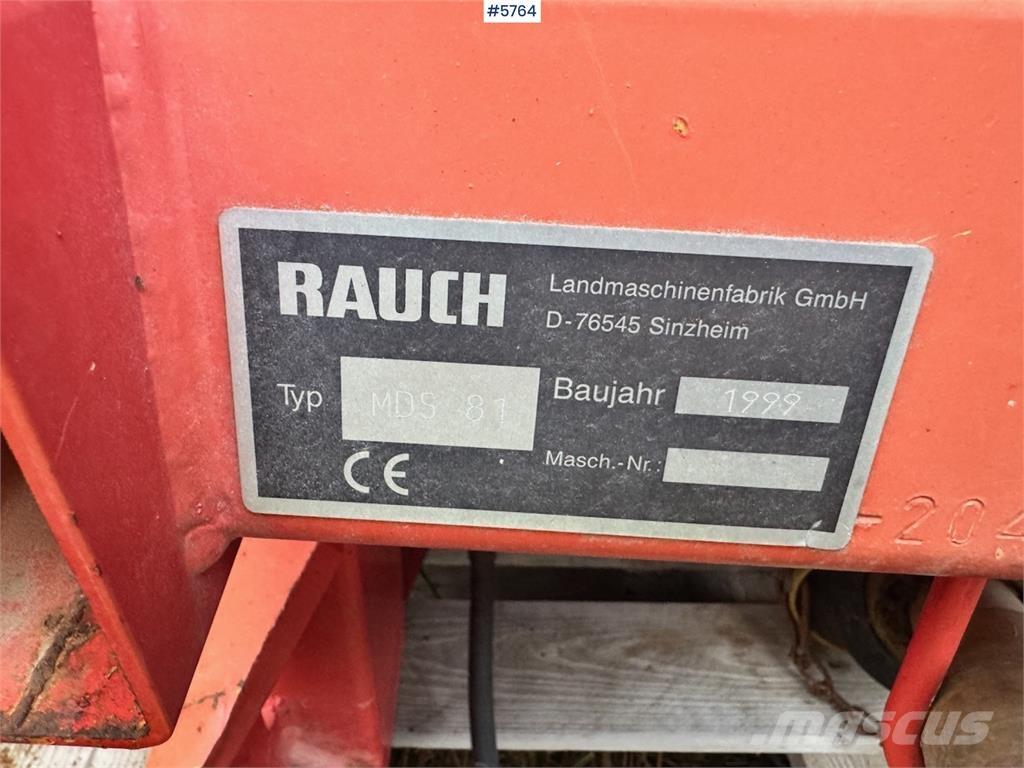 Rauch MDS 81 Mechanické sejačky