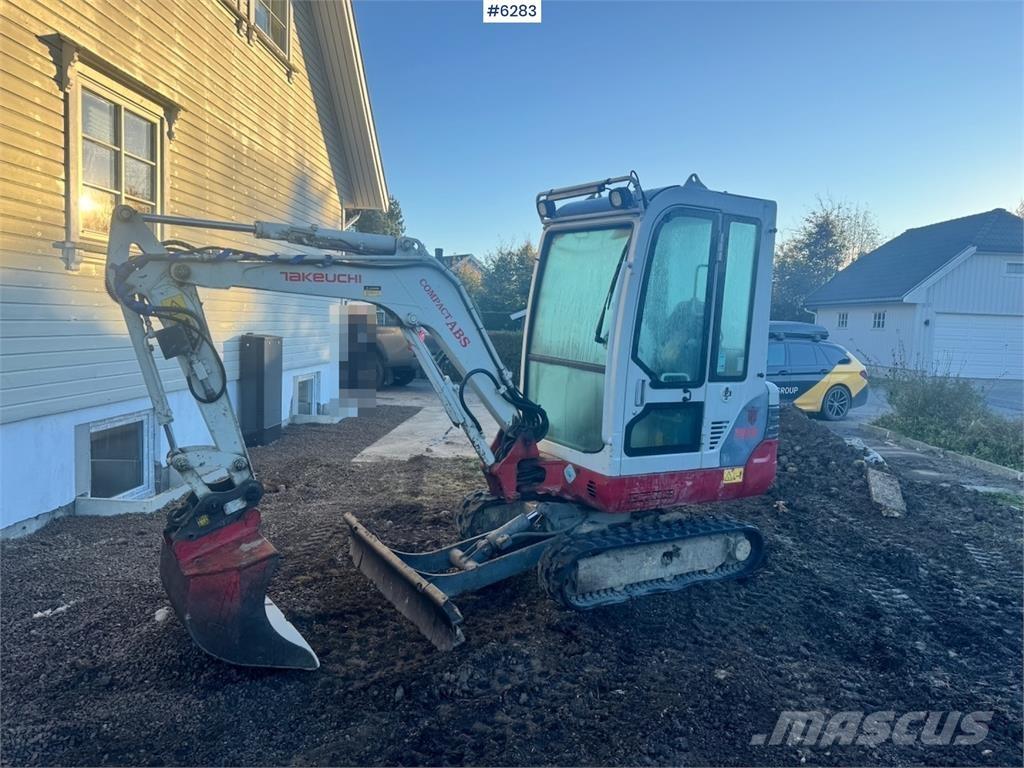 Takeuchi TB219 Pásové rýpadlá