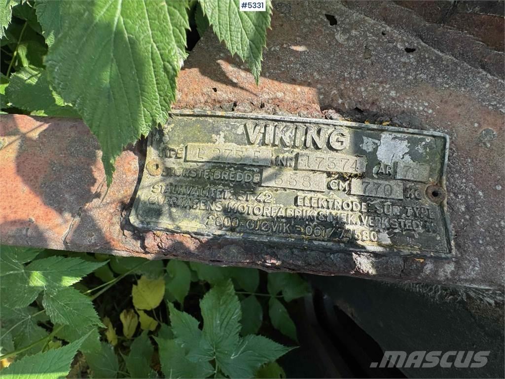 Viking L275E Snežné pluhy, predné snežné radlice