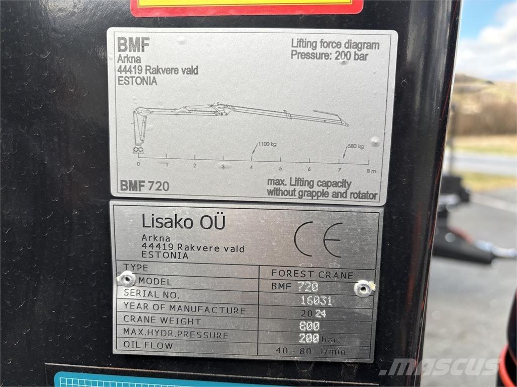 BMF 10T2+720 Lesnícke prívesy