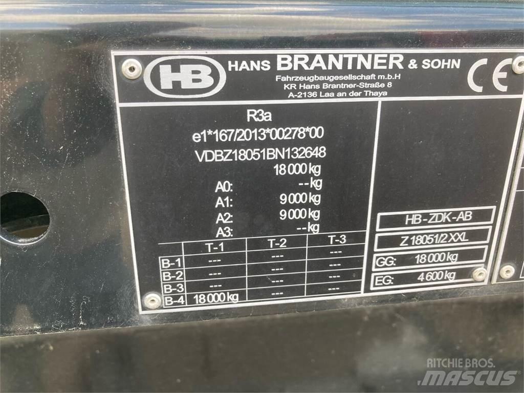 Brantner Z18051/2X Vyklápacie prívesy