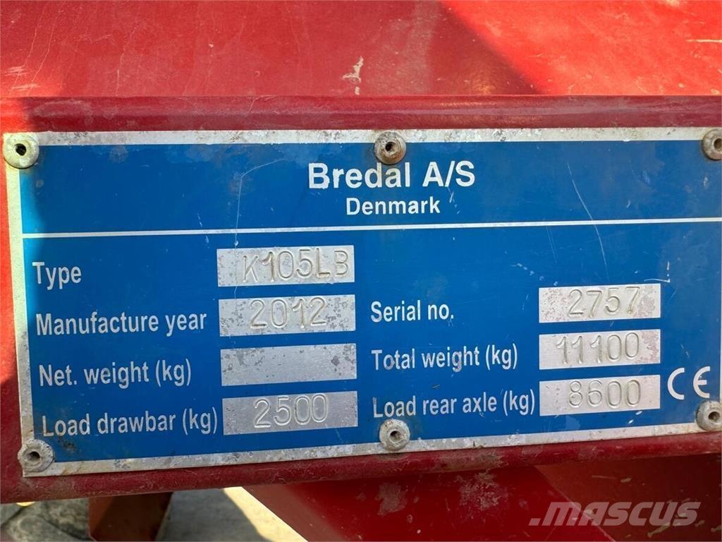 Bredal K105LB Iné stroje na aplikáciu hnojív a ich príslušenstvo