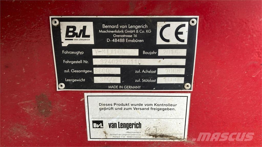 BvL V-MIX 10N Ďalšie poľnohospodárske stroje