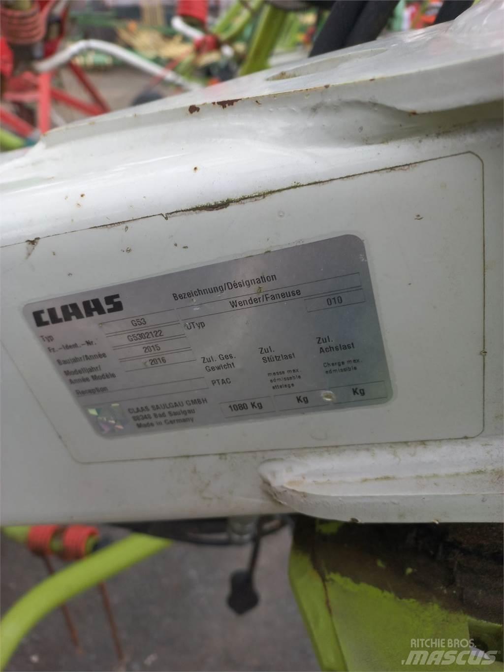 CLAAS Volto 800 Obracače a zhrabovače sena