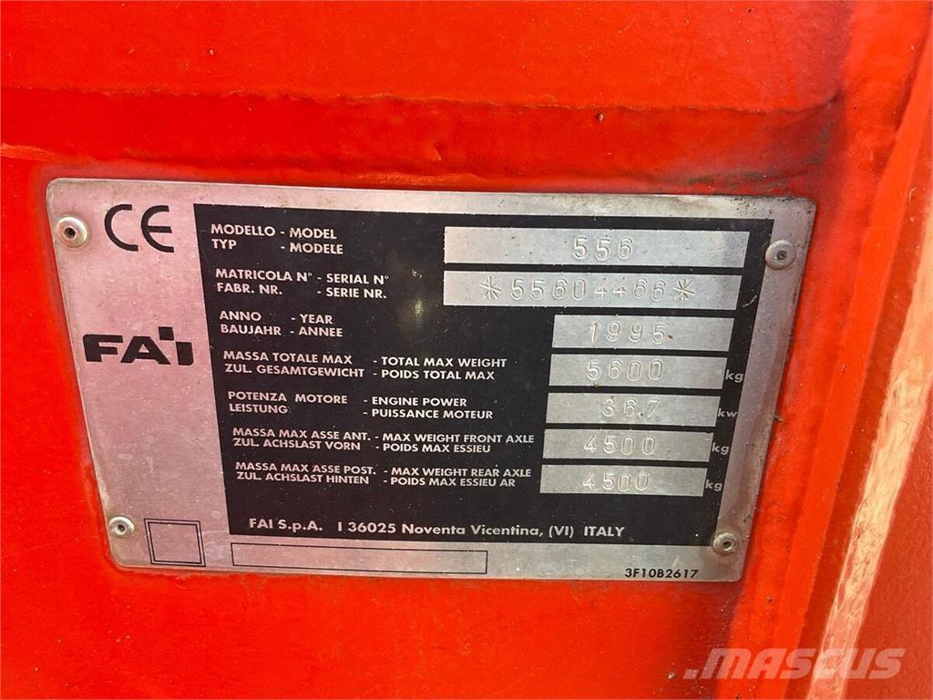 Fai 556 Čelné nakladače a rýpadlá