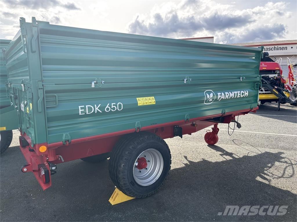 Farmtech EDK 650HD Vyklápacie prívesy