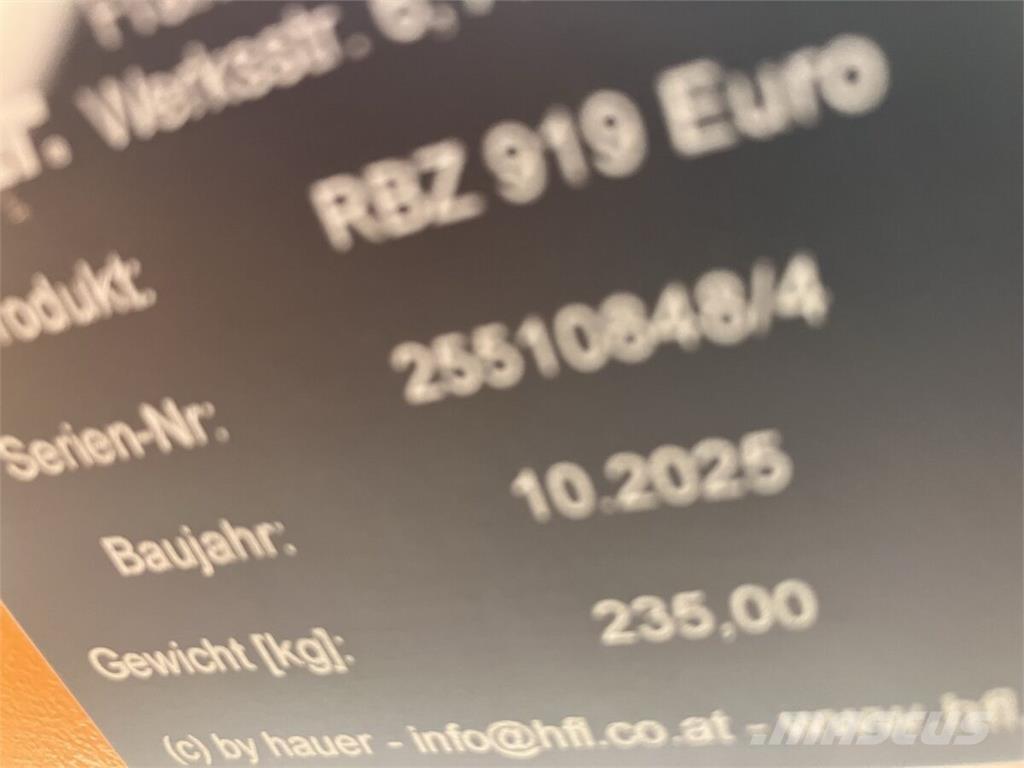 Hauer RBZ 919 Euro Príslušenstvo pre čelné nakladače