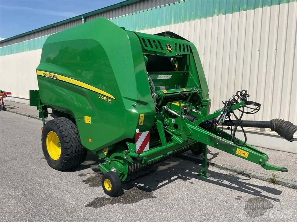 John Deere V451R Lisy na okrúhle balíky